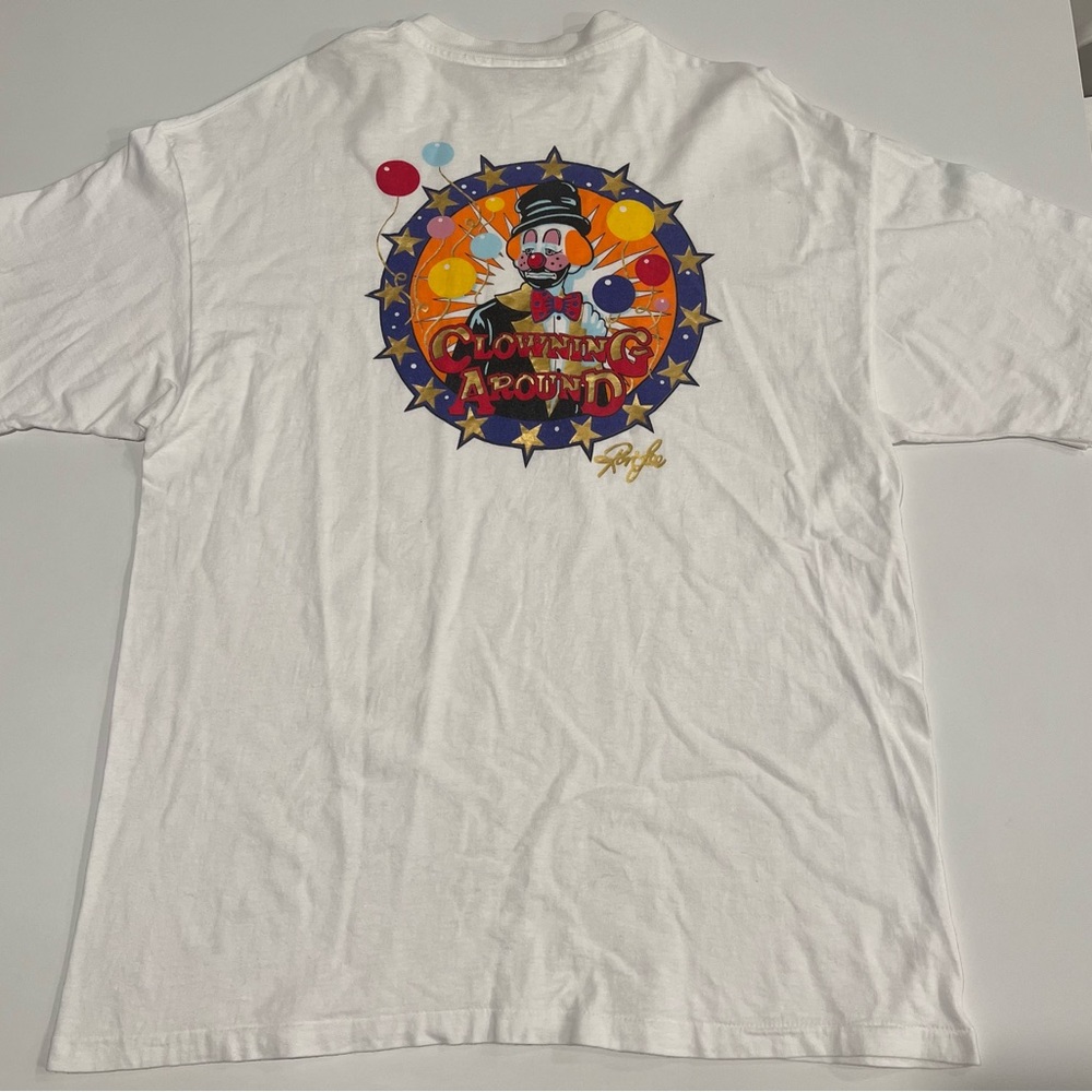 Rare Vintage Ron Lee World of Clowns “Clowning Around” Tee Shirt